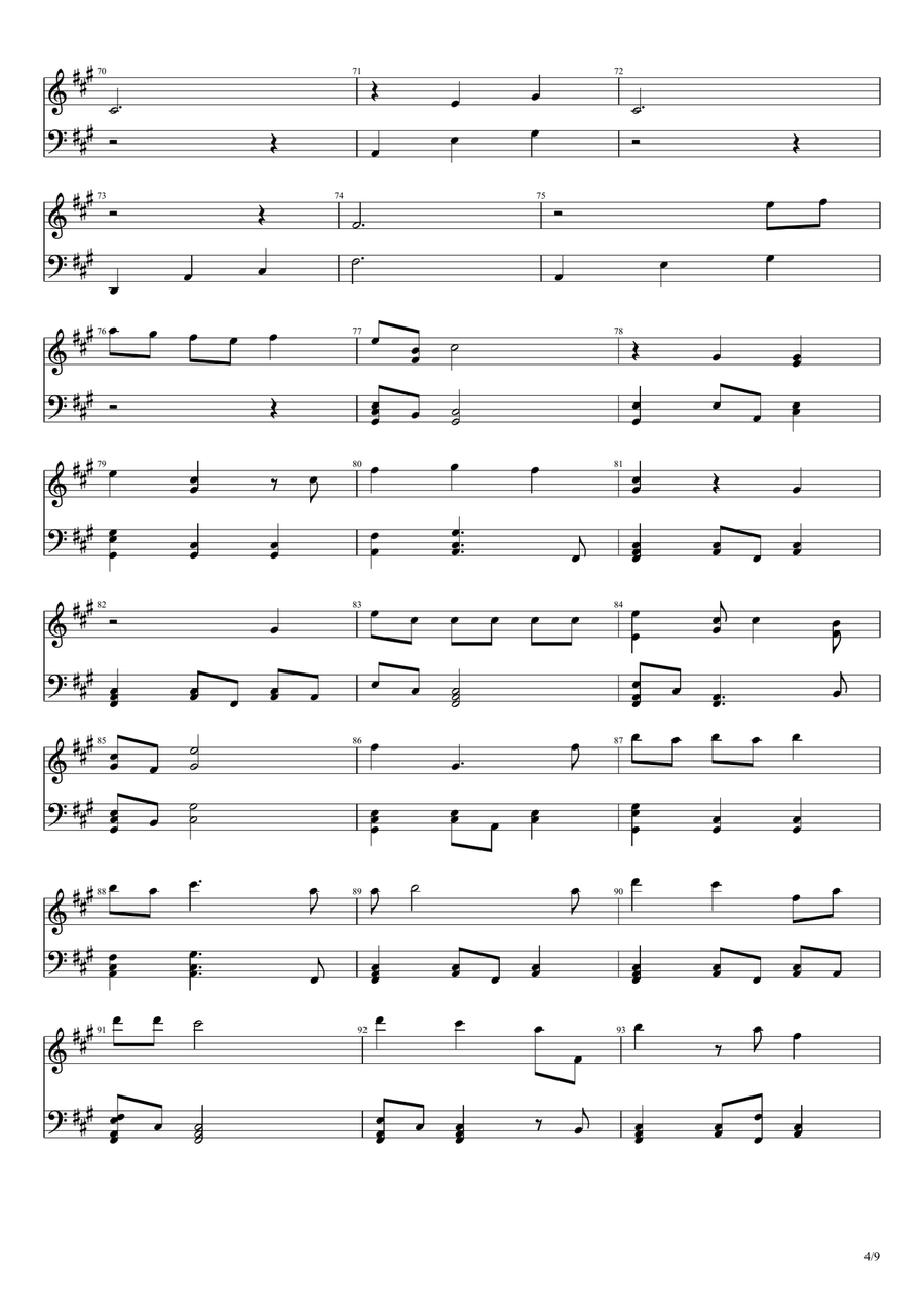 Die With A Smile Piano Method scores gallery preview page 4