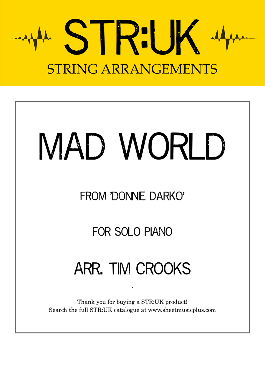 Mad World Mad World Piano Solo scores gallery preview page 1