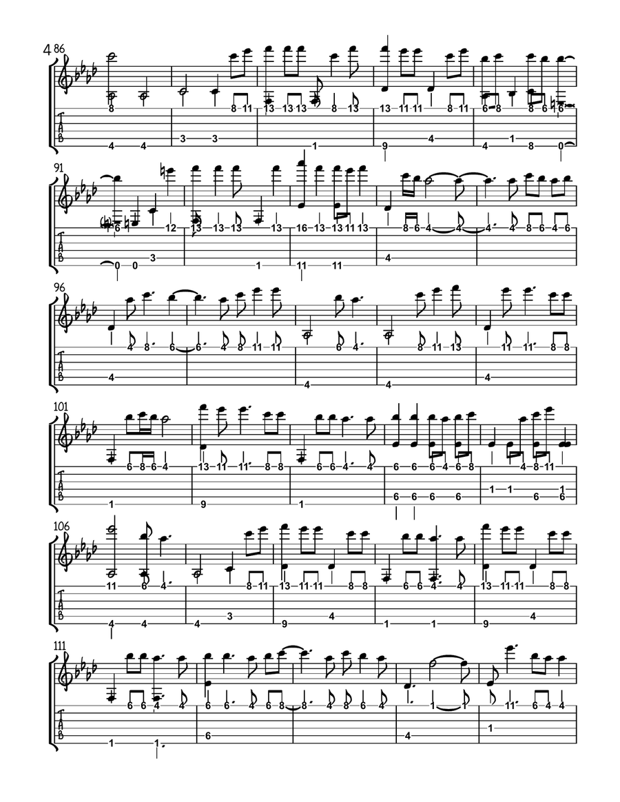 If I Got Jesus If I Got Jesus Guitar Solo scores gallery preview page 4