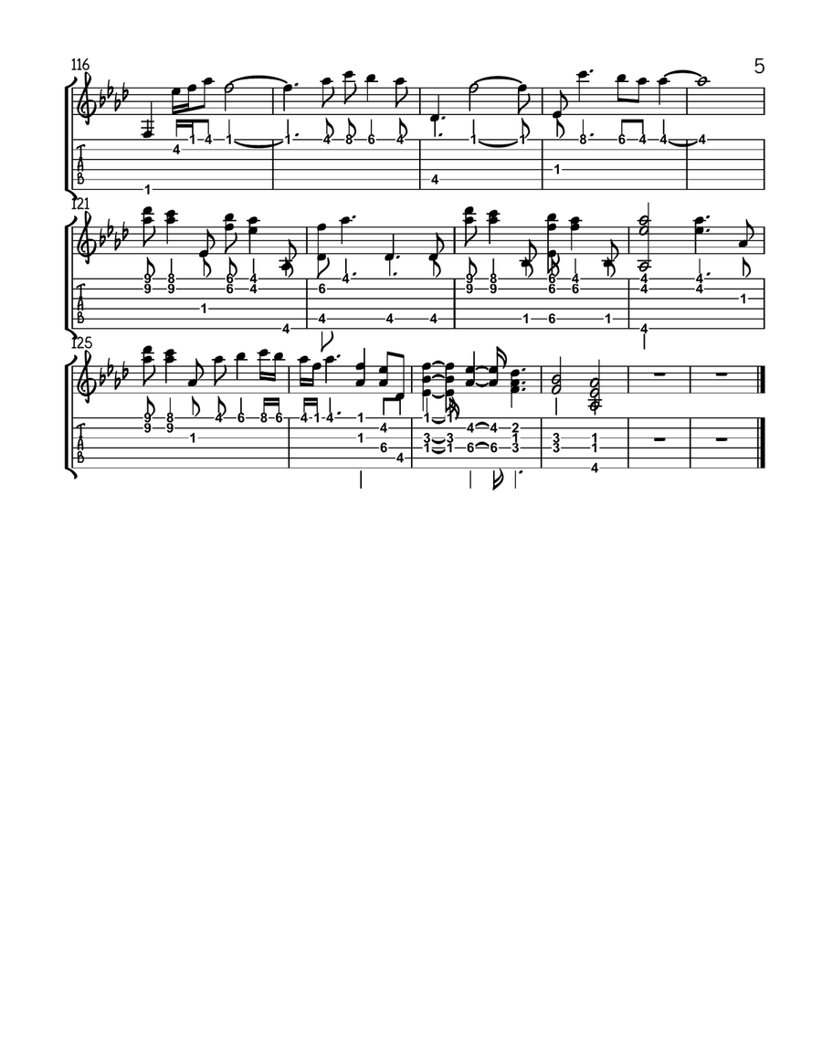 If I Got Jesus If I Got Jesus Guitar Solo scores gallery preview page 5