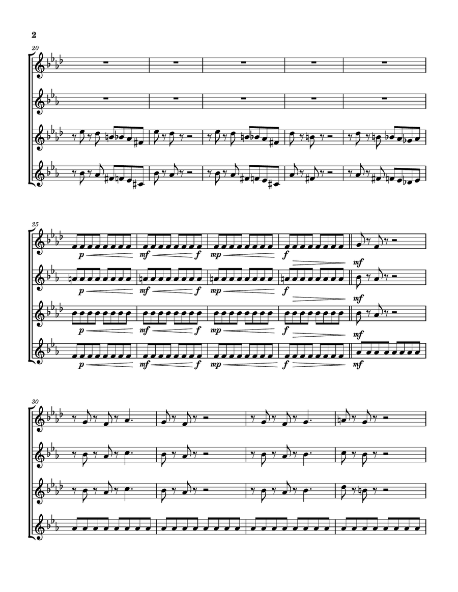 Sparks Sparks Saxophone Quartet scores gallery preview page 3