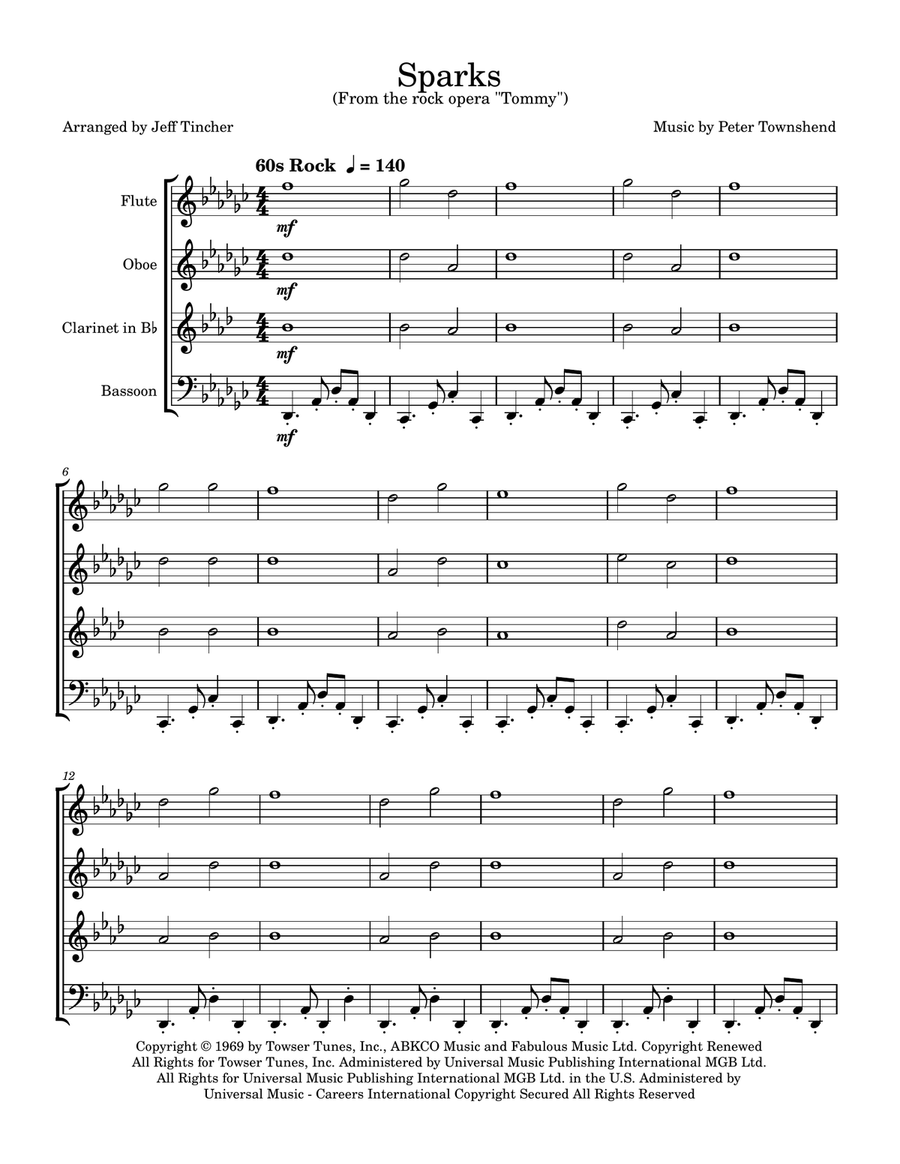 Sparks Sparks Woodwind Quartet scores gallery preview page 2