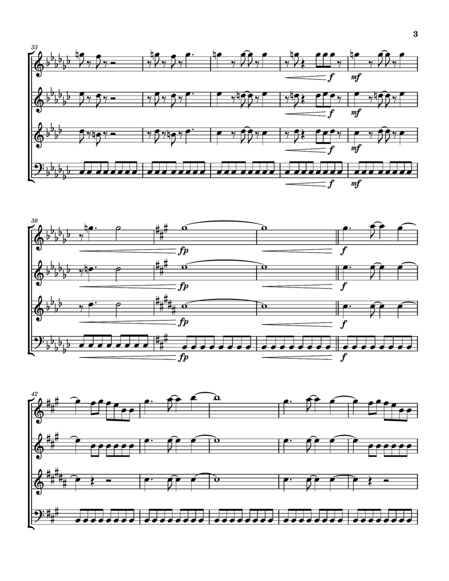 Sparks Sparks Woodwind Quartet scores gallery preview page 4
