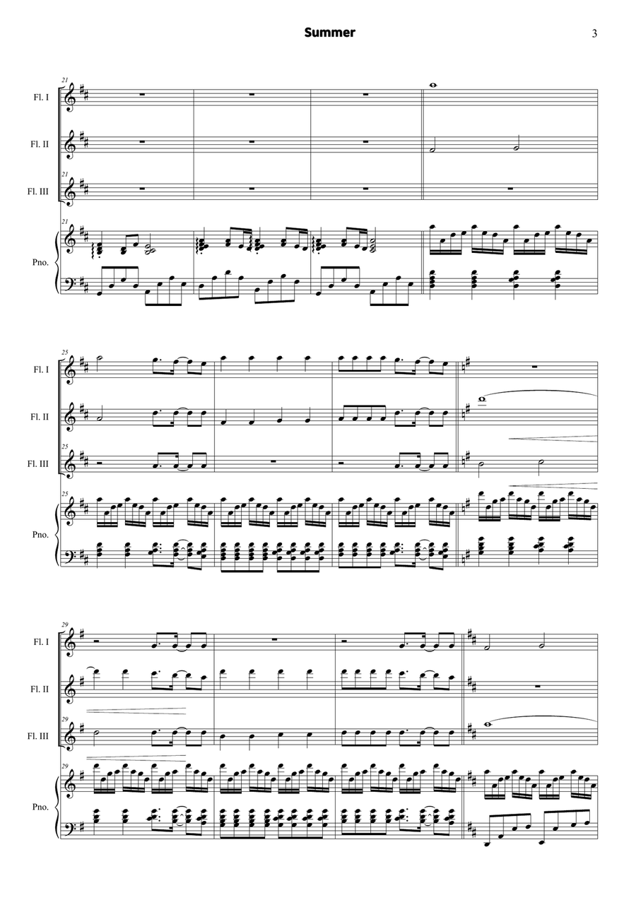 Summer Woodwind Ensemble scores gallery preview page 3