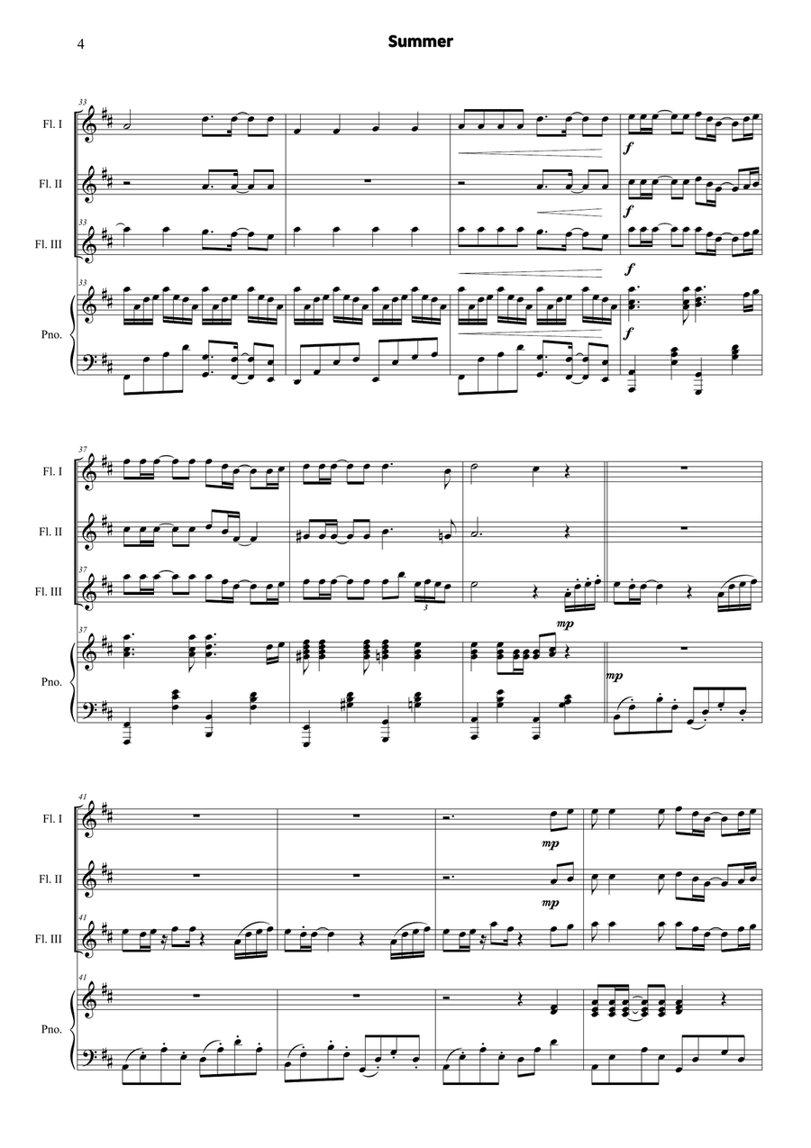 Summer Woodwind Ensemble scores gallery preview page 4