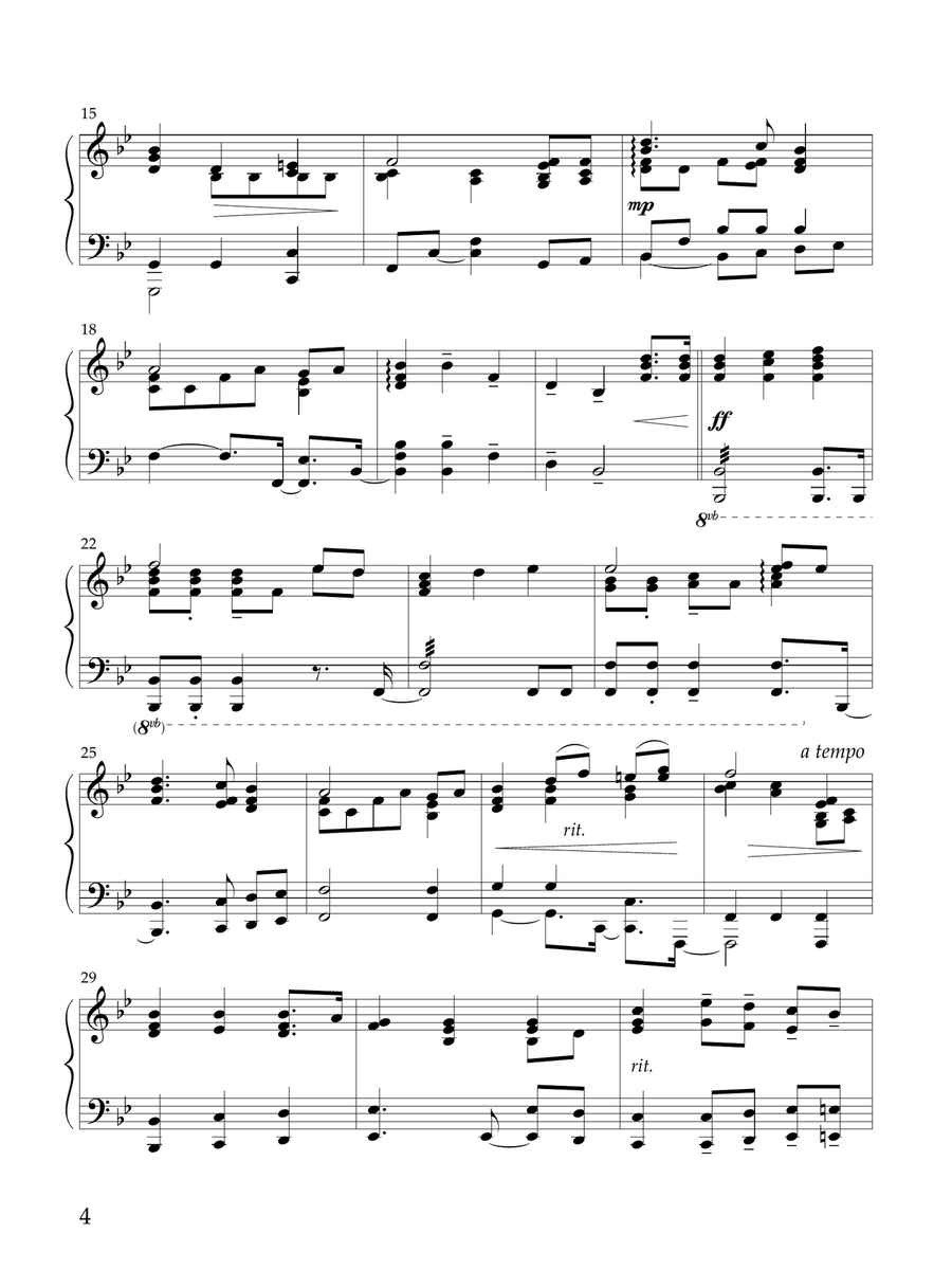 The Star-Spangled Banner The Star-Spangled Banner Piano Solo scores gallery preview page 2