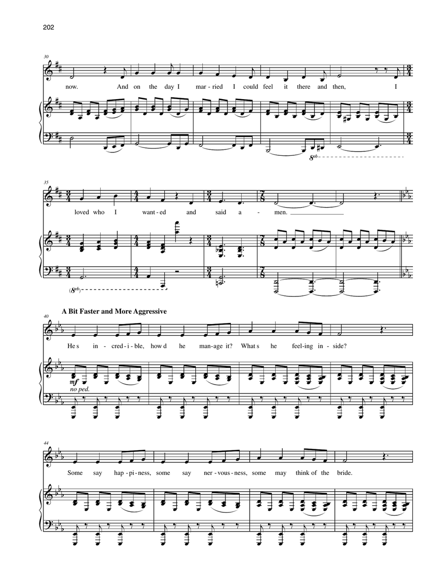 One Day One Day Piano, Vocal scores gallery preview page 3