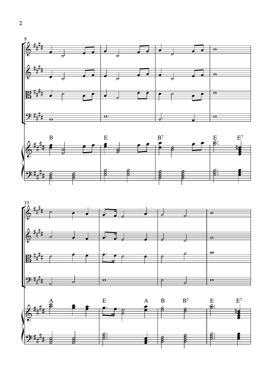 God Bless America ® God Bless America ® String Quartet scores gallery preview page 2
