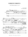 G. Gabrieli. SURREXIT CHRISTUS, Sinfonia liturgica a 11 voci. Arr. for ATB Choir and Organ 3 Staffs