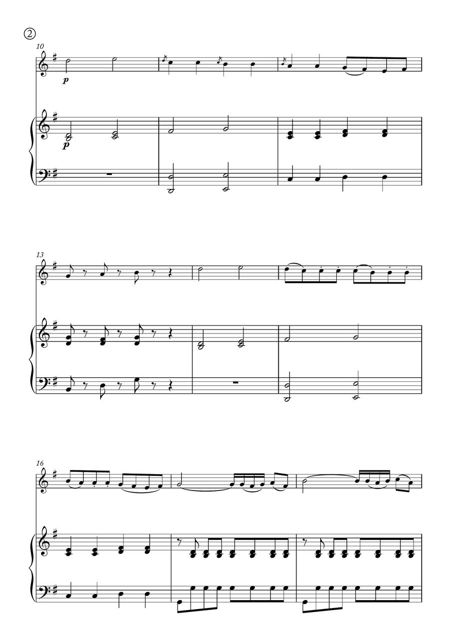Eine kleine Nachtmusik Eine kleine Nachtmusik Chamber Music scores gallery preview page 2