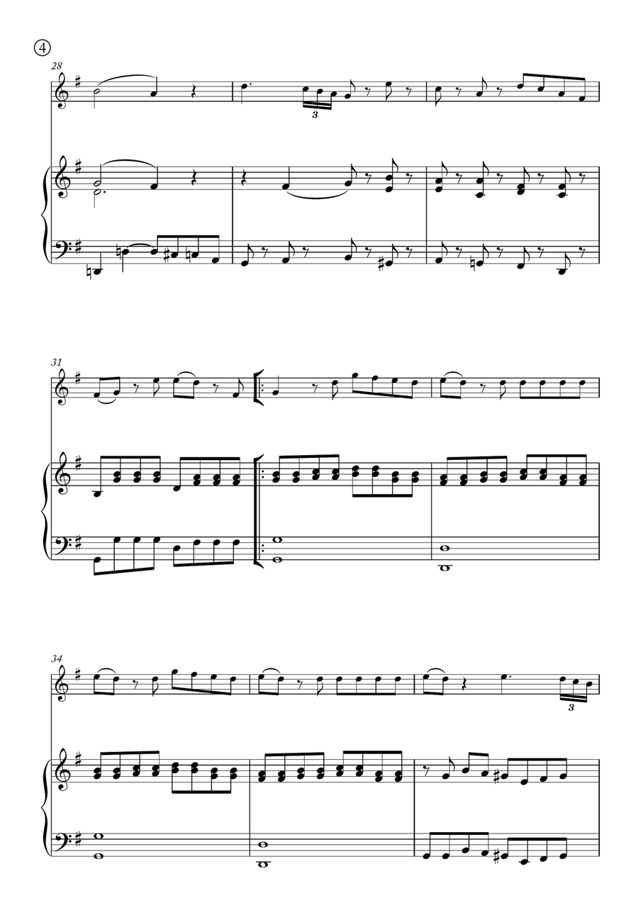 Eine kleine Nachtmusik Eine kleine Nachtmusik Chamber Music scores gallery preview page 4