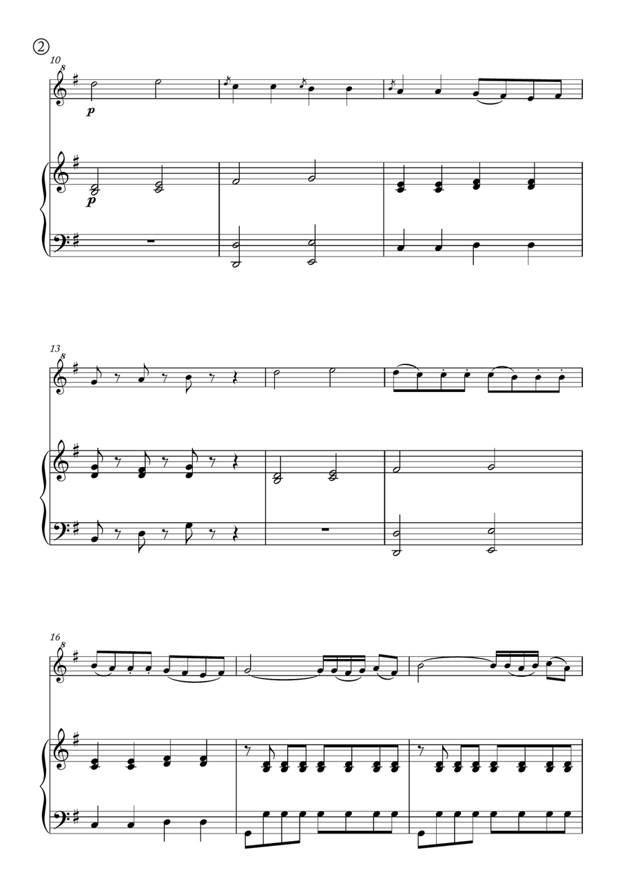 Eine kleine Nachtmusik Eine kleine Nachtmusik Chamber Music scores gallery preview page 2