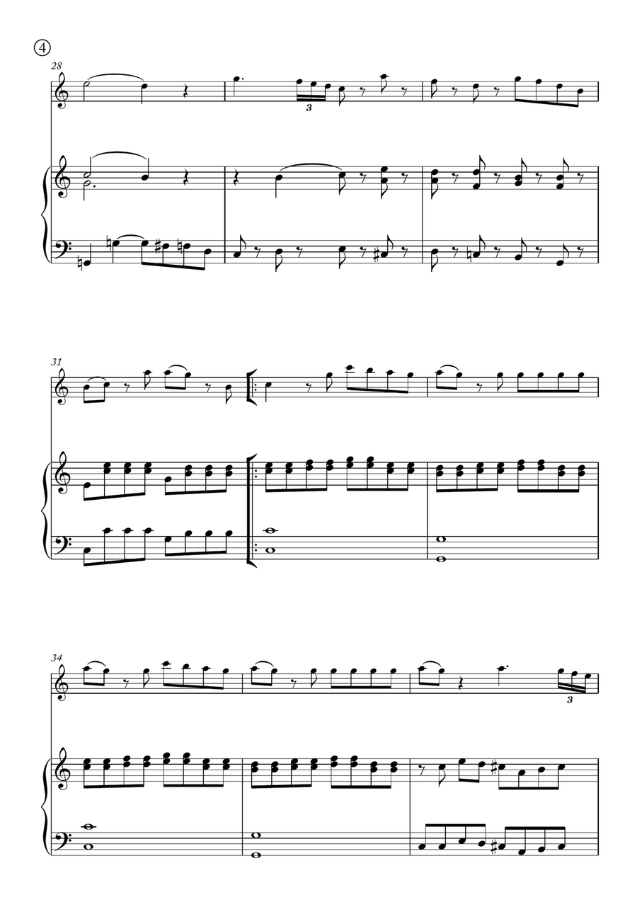 Eine kleine Nachtmusik Eine kleine Nachtmusik Chamber Music scores gallery preview page 4