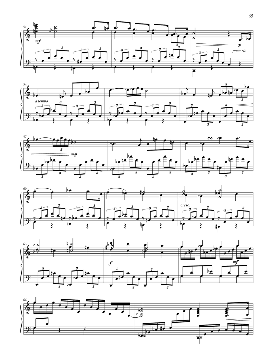 Aria (Grand Canal) Aria (Grand Canal) Piano Solo scores gallery preview page 4