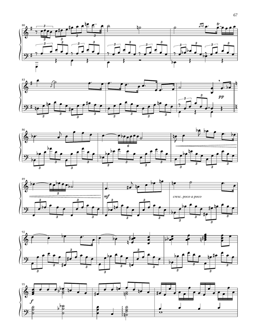 Aria (Grand Canal) Aria (Grand Canal) Piano Solo scores gallery preview page 6