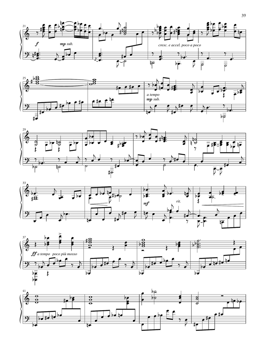 Fantasy (Film Noir) Fantasy (Film Noir) Piano Solo scores gallery preview page 2