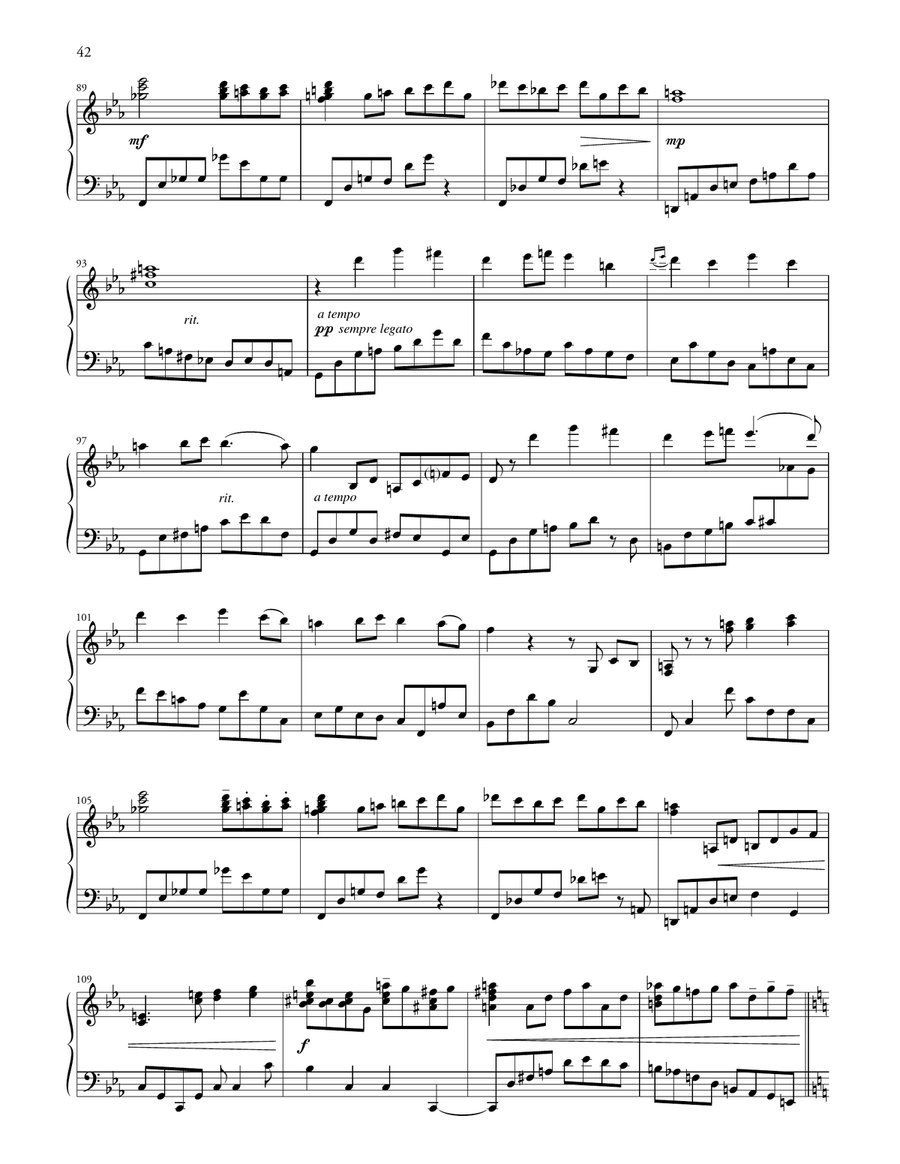 Fantasy (Film Noir) Fantasy (Film Noir) Piano Solo scores gallery preview page 5