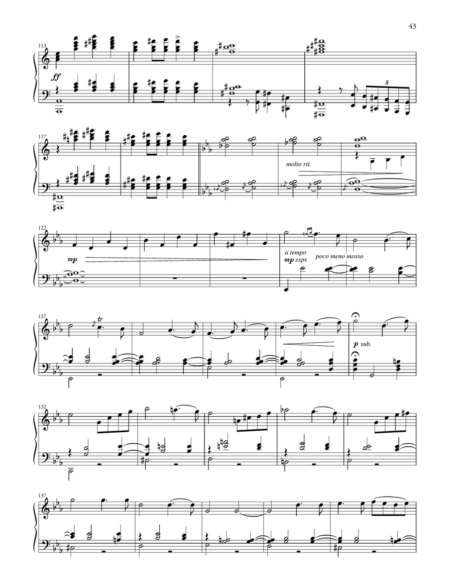 Fantasy (Film Noir) Fantasy (Film Noir) Piano Solo scores gallery preview page 6