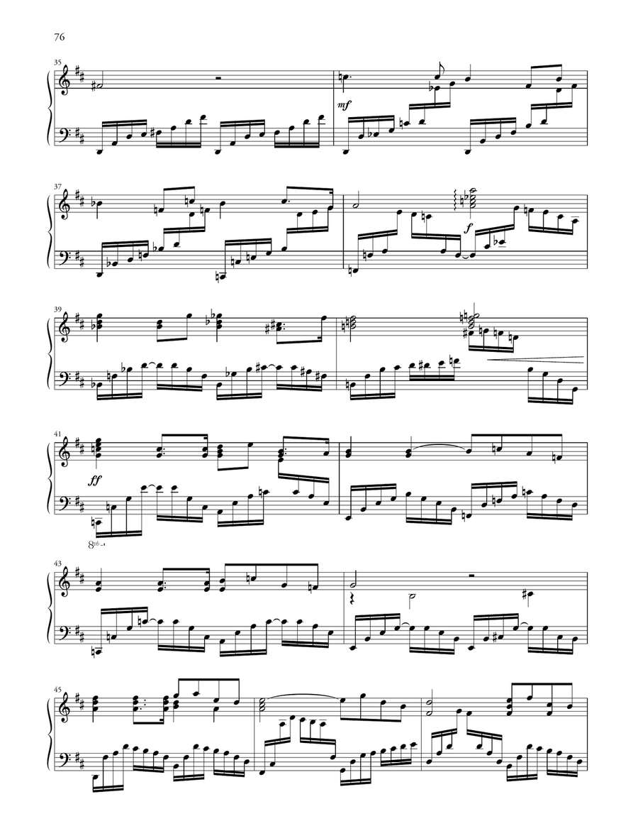 Innamorato From Suite For Piano Piano Solo scores gallery preview page 3