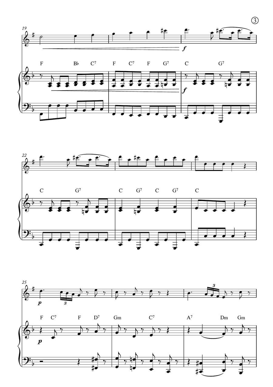 Eine kleine Nachtmusik by Wolfgang Amadeus Mozart Chamber Music - Digital Sheet Music page 3