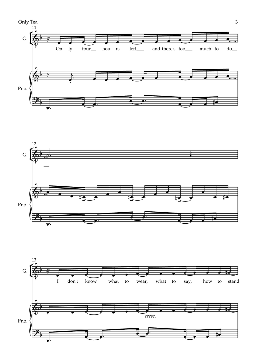 Only Tea Only Tea Small Ensemble scores gallery preview page 3
