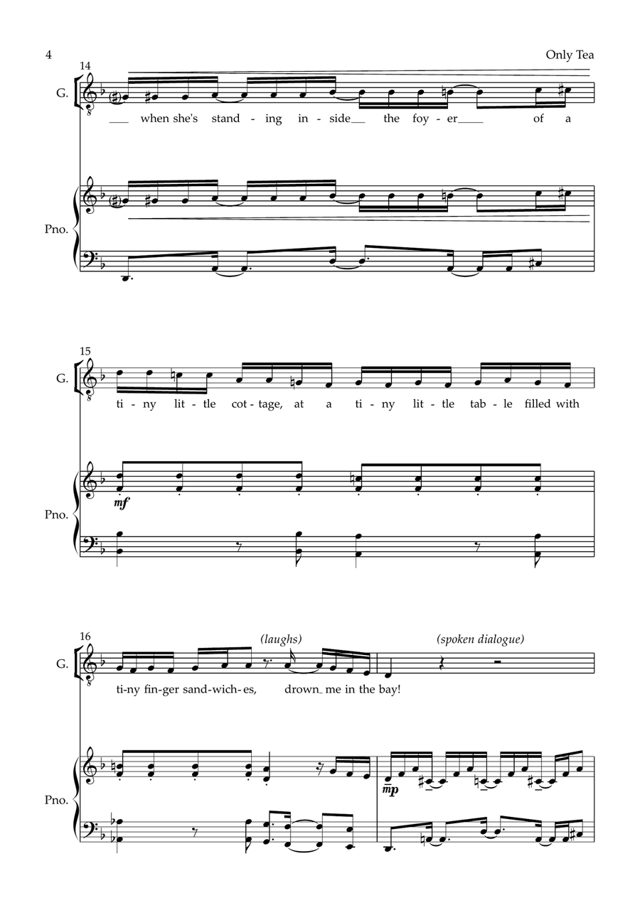 Only Tea Only Tea Small Ensemble scores gallery preview page 4