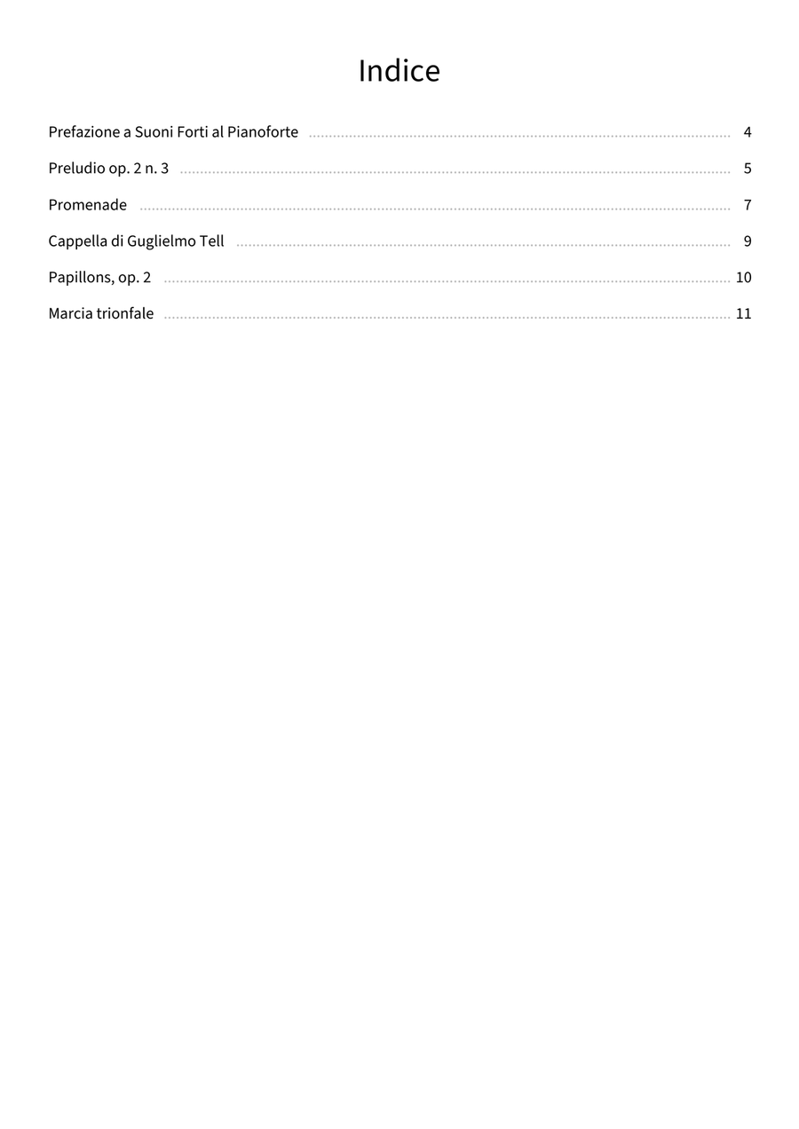Suoni Forti al Pianoforte Piano Solo scores gallery preview page 4