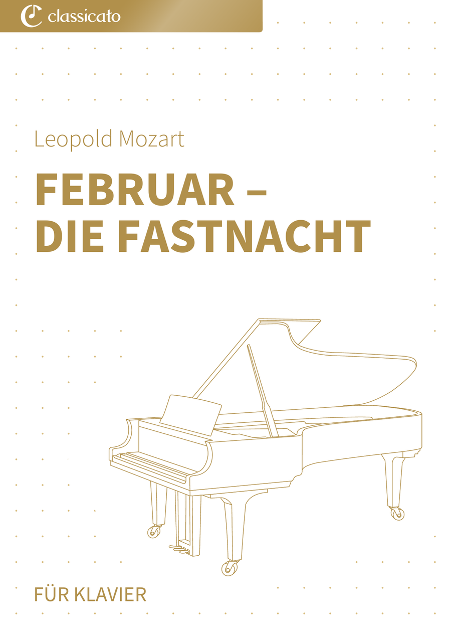 Februar – Die Fastnacht Februar – Die Fastnacht Piano Solo scores gallery preview page 1