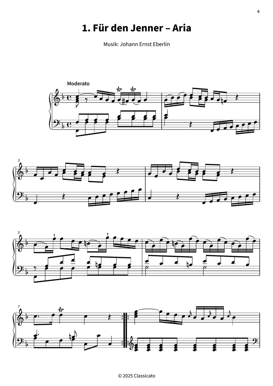 Der Morgen und der Abend Piano Solo scores gallery preview page 5