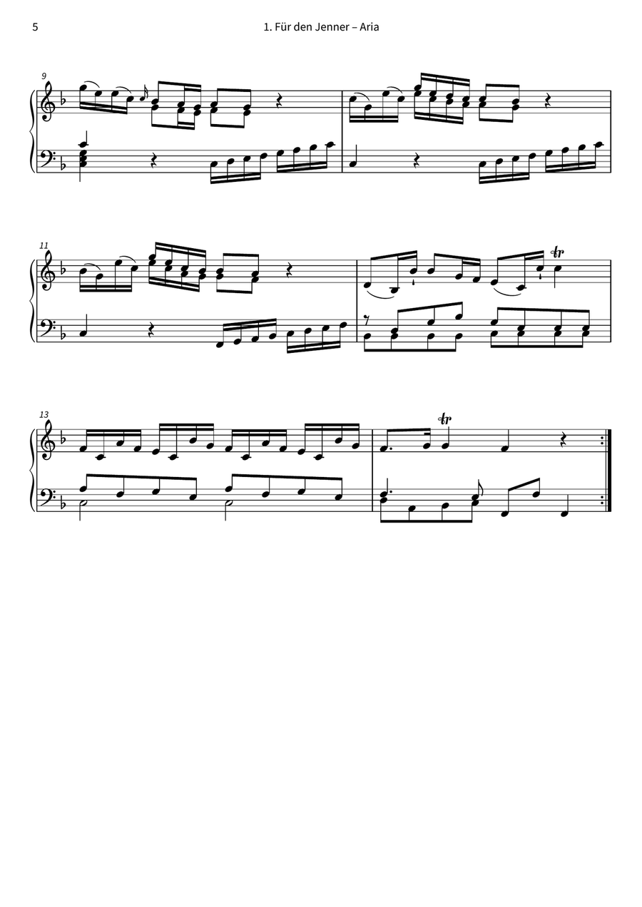 Der Morgen und der Abend Piano Solo scores gallery preview page 6