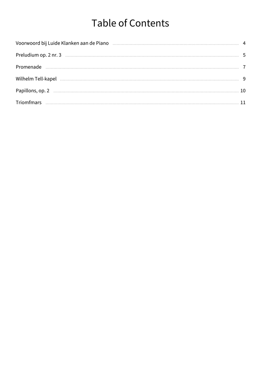 Luide Klanken aan de Piano Piano Solo scores gallery preview page 4