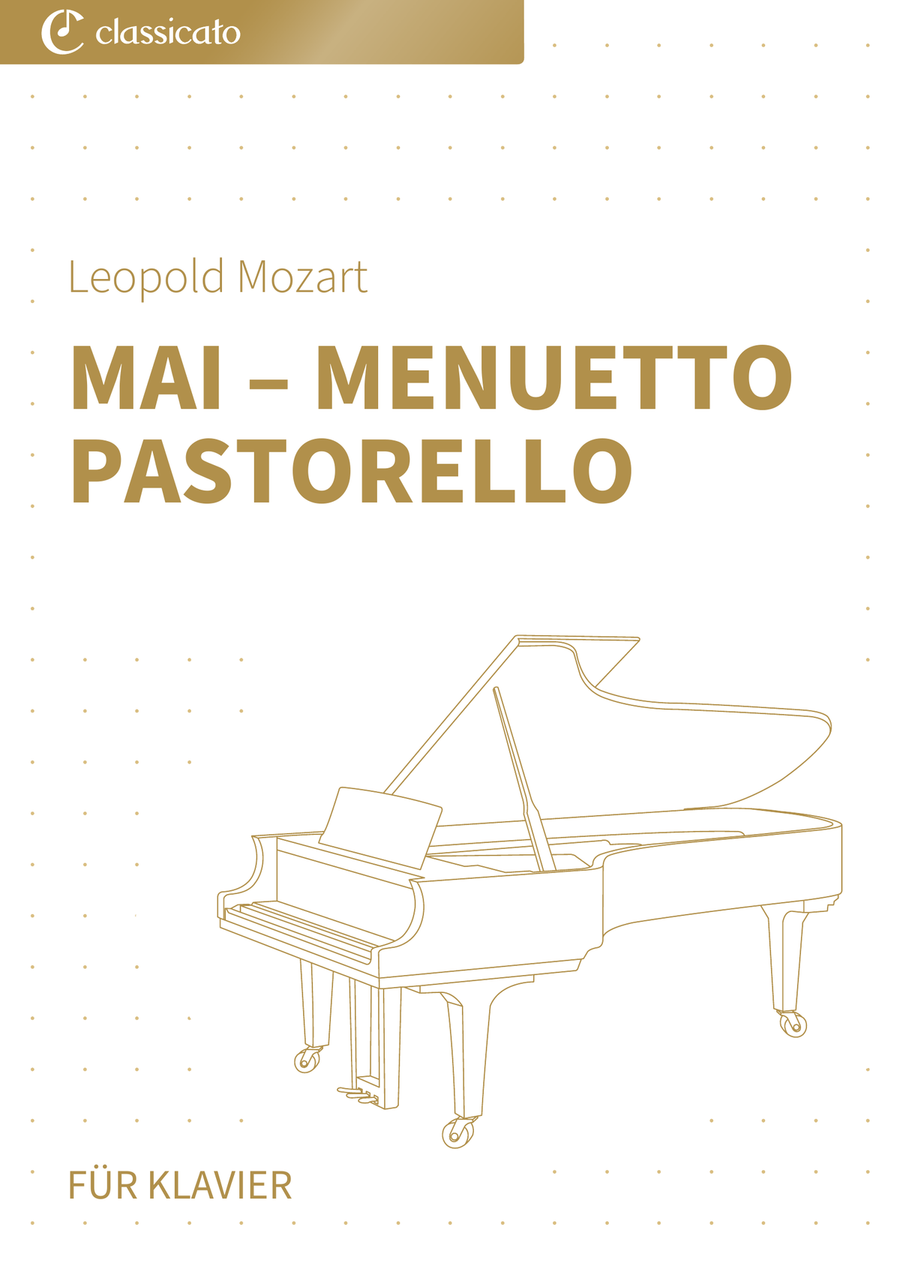 Mai – Menuetto Pastorello Piano Solo scores gallery preview page 1