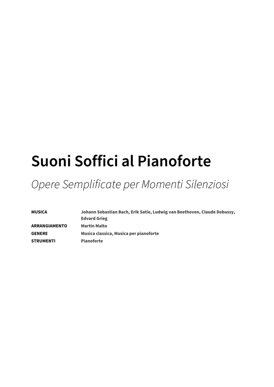 Suoni Soffici al Pianoforte Piano Solo scores gallery preview page 2