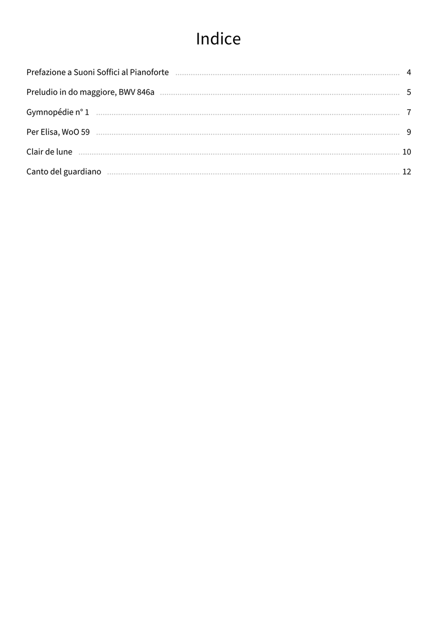 Suoni Soffici al Pianoforte Piano Solo scores gallery preview page 4