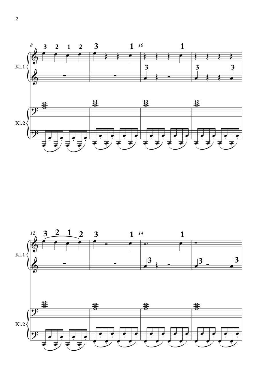 I can‘t fit in I can‘t fit in Easy Piano scores gallery preview page 2