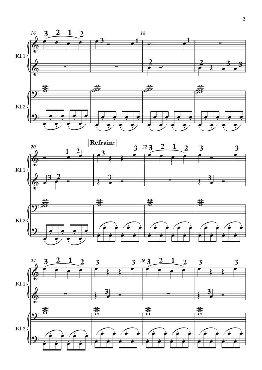 I can‘t fit in I can‘t fit in Easy Piano scores gallery preview page 3