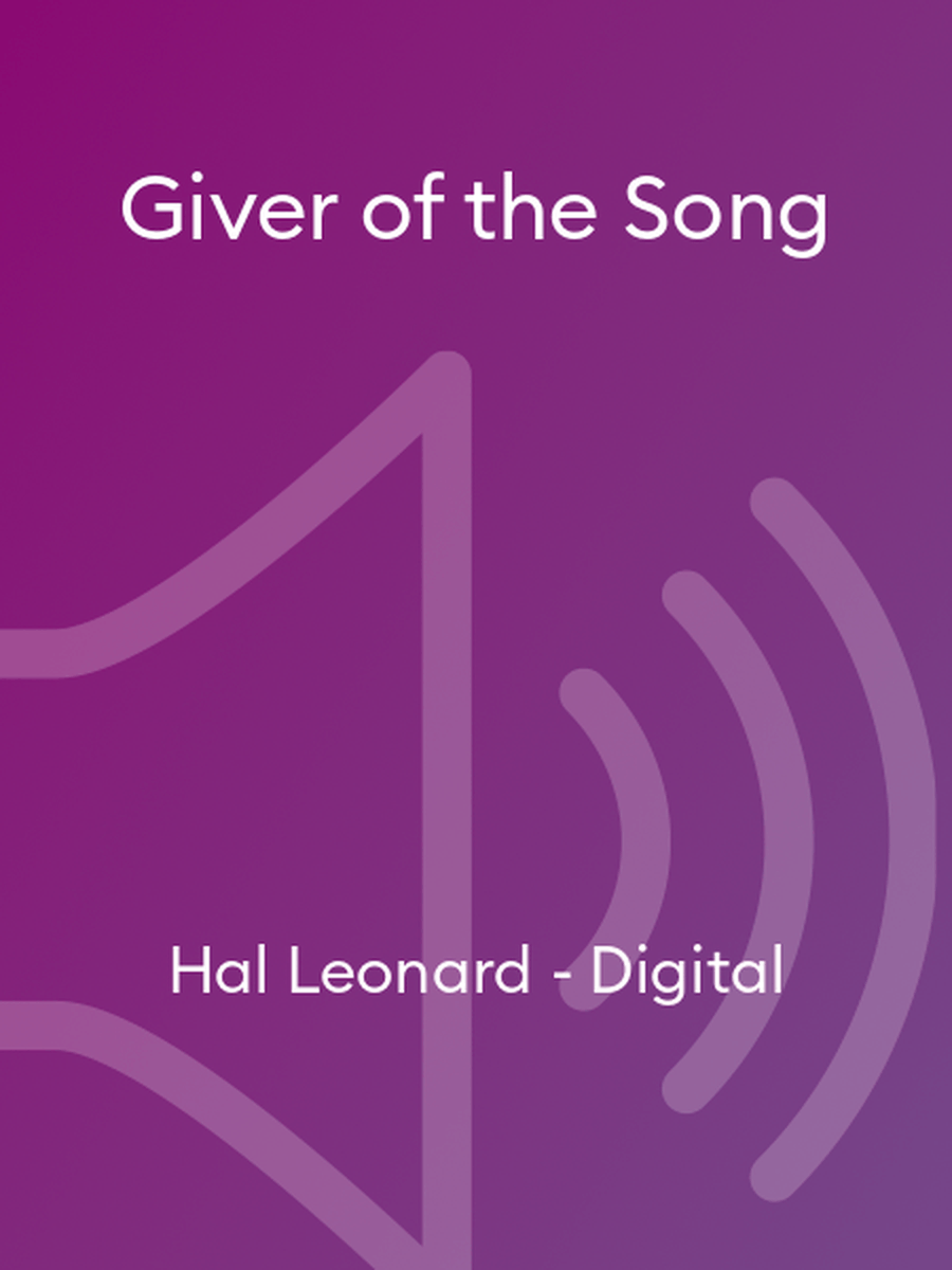 Giver of the Song Giver of the Song Choir scores gallery preview page 1