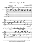 Prelude and Fugue BWV 543 (arranged for woodwind quintet)