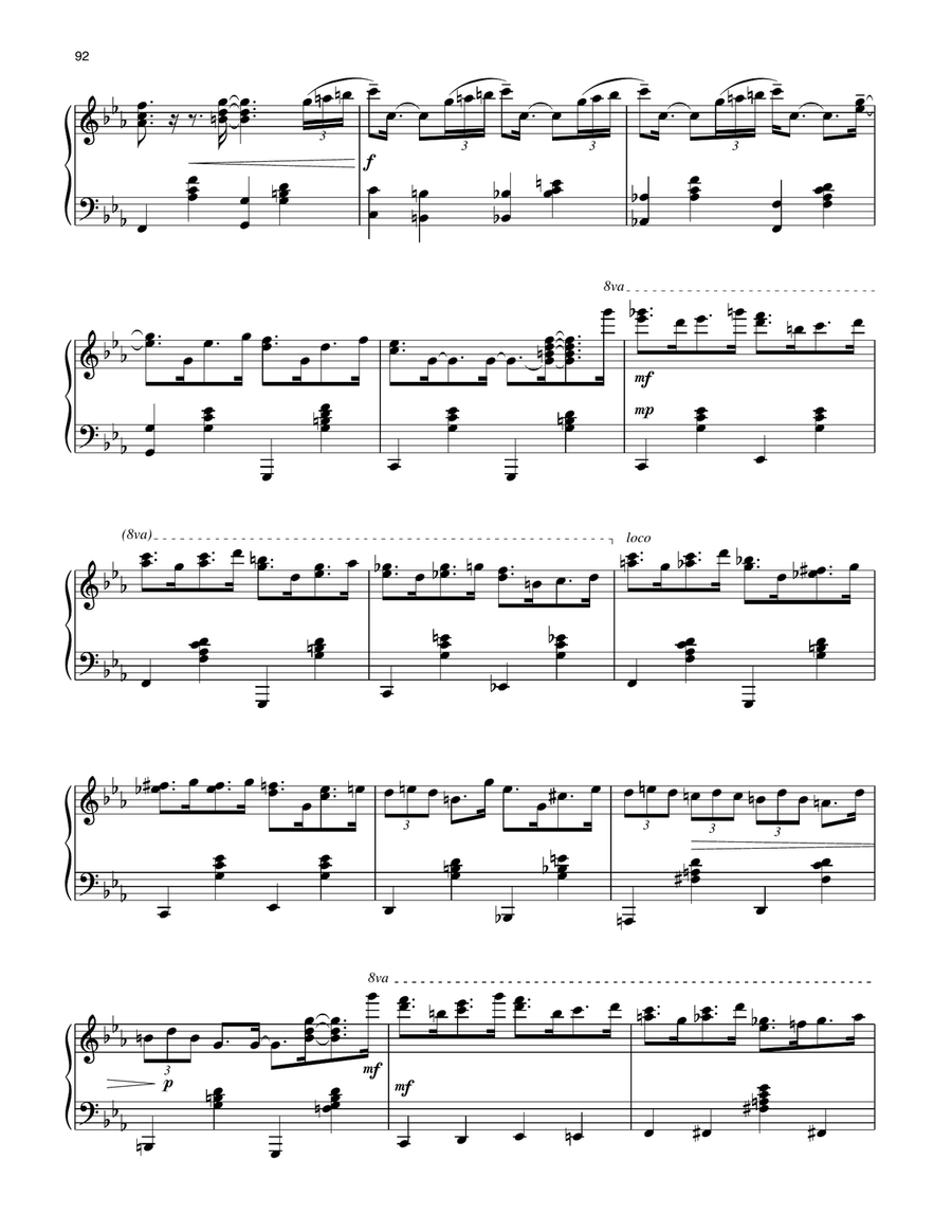 Russian Fantasy Russian Fantasy Piano Solo scores gallery preview page 3
