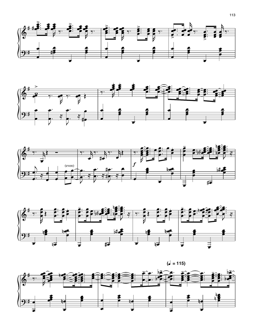 Valentine Stomp Valentine Stomp Piano Solo scores gallery preview page 6