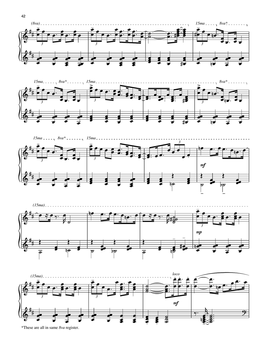 Gladyse Gladyse Piano Solo scores gallery preview page 2