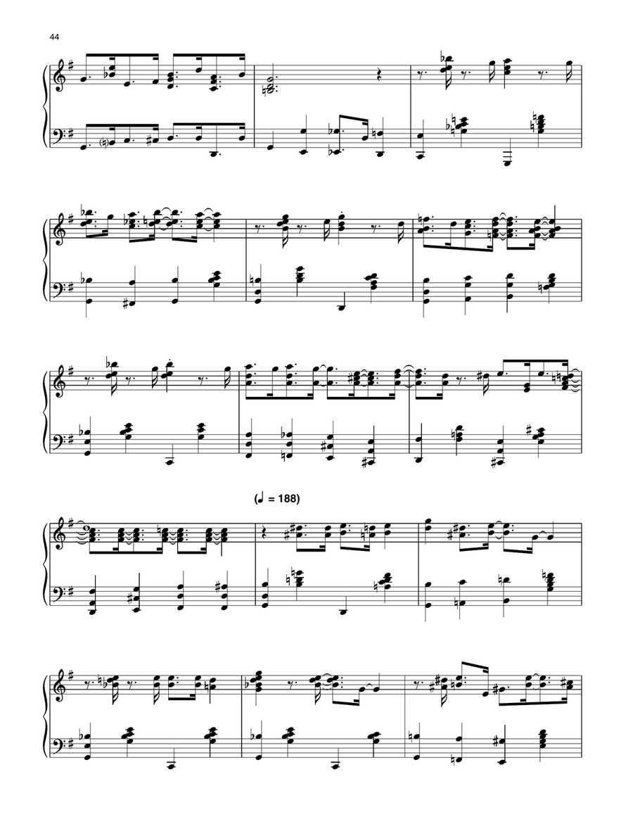Gladyse Gladyse Piano Solo scores gallery preview page 4