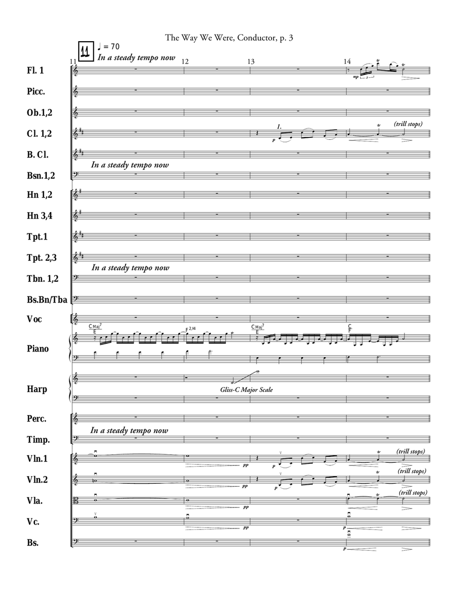 The Way We Were The Way We Were Full Orchestra scores gallery preview page 3