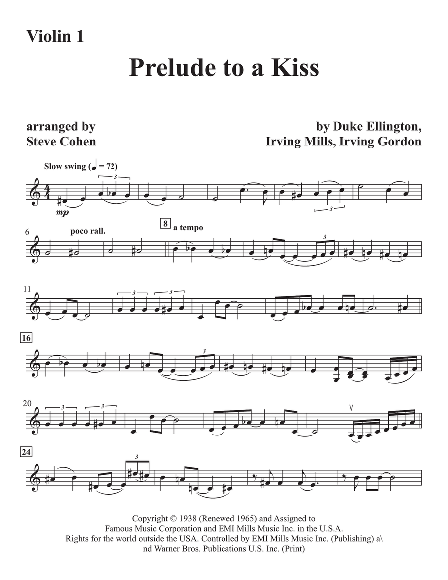 Prelude To A Kiss Prelude To A Kiss String Quartet scores gallery preview page 6