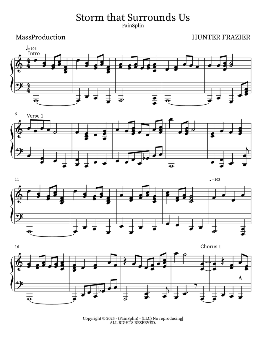Storm that Surrounds Us Storm that Surrounds Us A Cappella scores gallery preview page 1