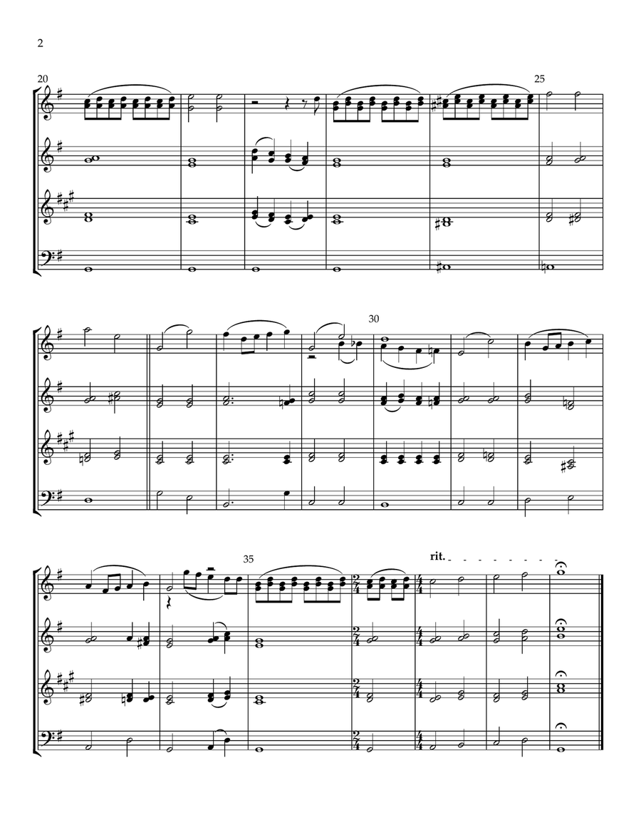 Over The Rainbow Over The Rainbow Woodwind Ensemble scores gallery preview page 2