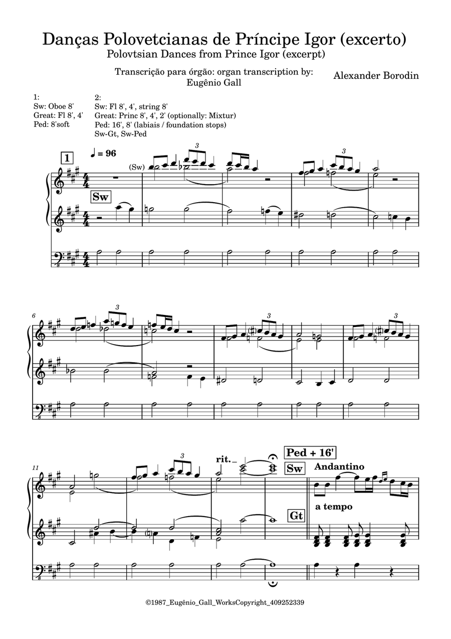Polovtsian Dances from 