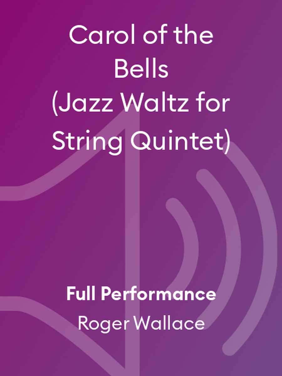 Carol of the Bells (Jazz Waltz for String Quintet) String Quintet scores gallery preview page 1