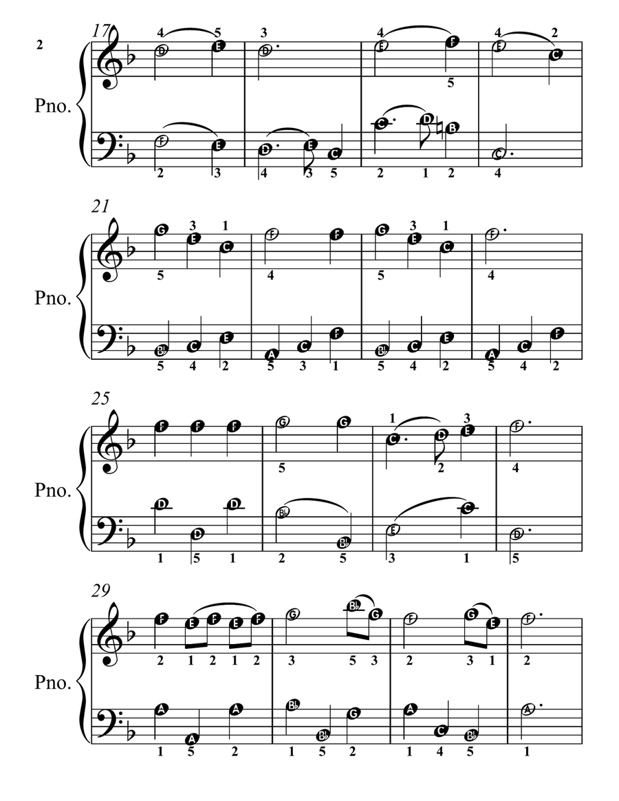 In Men Who Feel Love Bei Mannern Welch Liebe Fuhlen Magic Flute Easy Piano Sheet Music Easy Piano scores gallery preview page 3