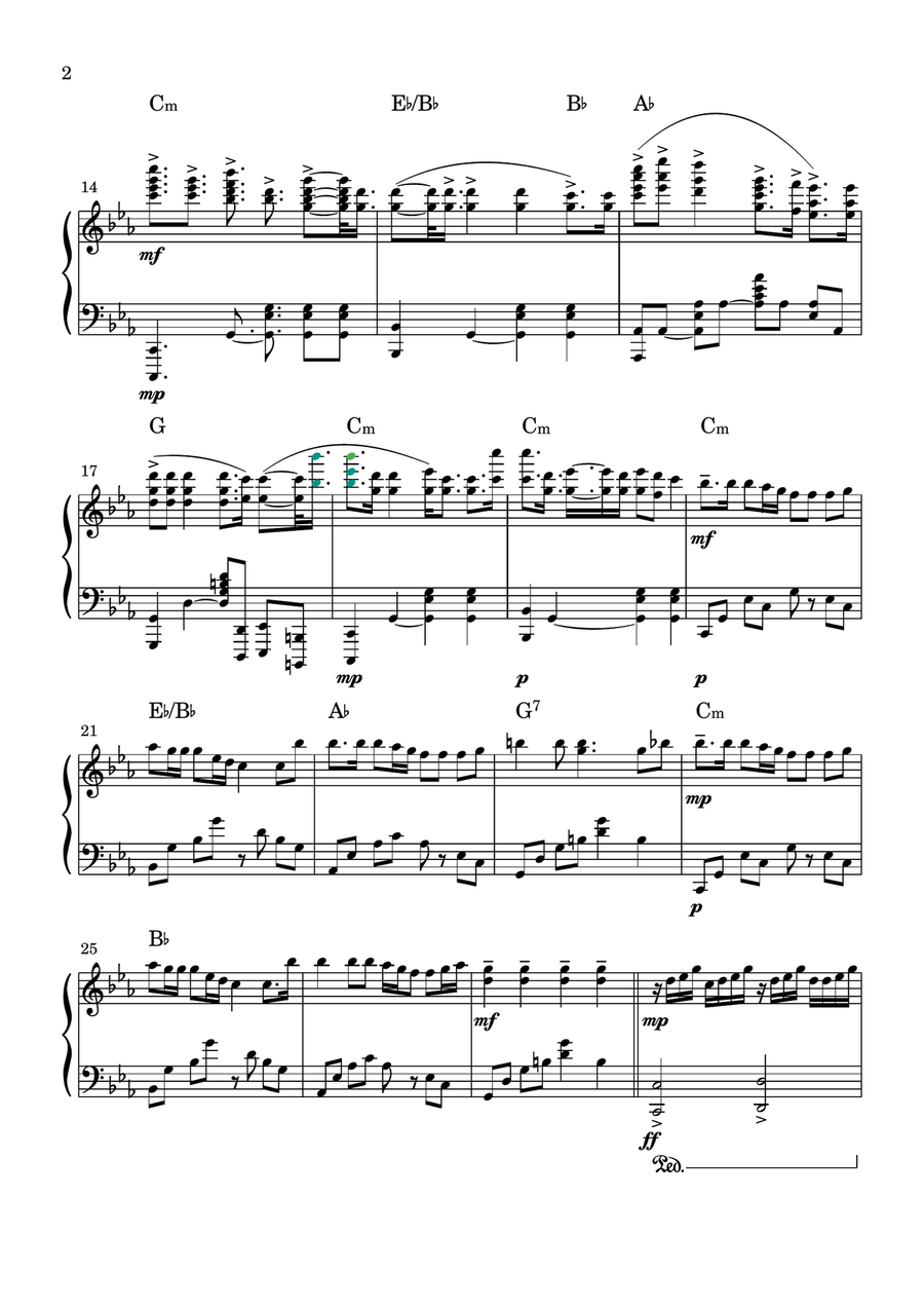 Zjerm Zjerm Piano Solo scores gallery preview page 2
